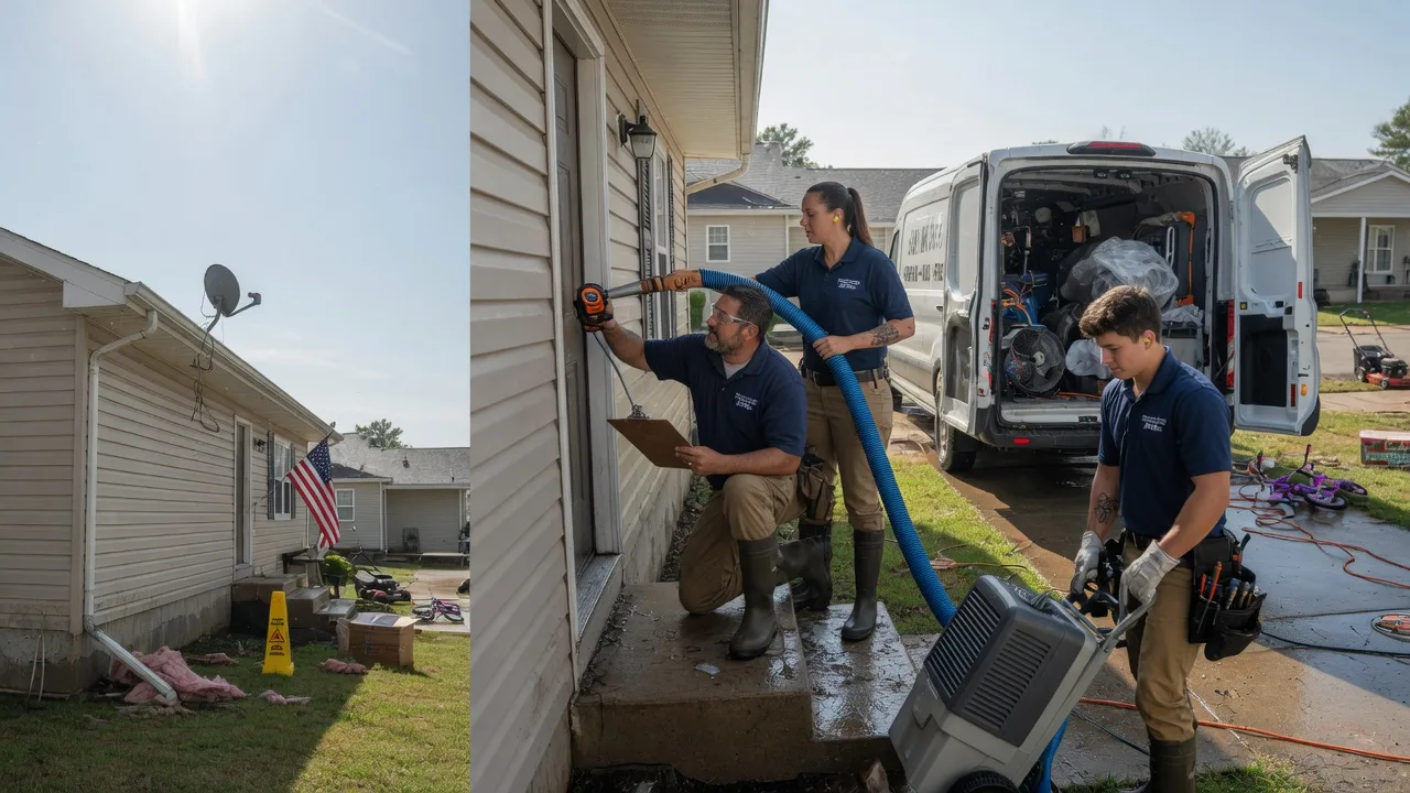 Ceiling Water Damage Restoration in Carbondale, PA near me
